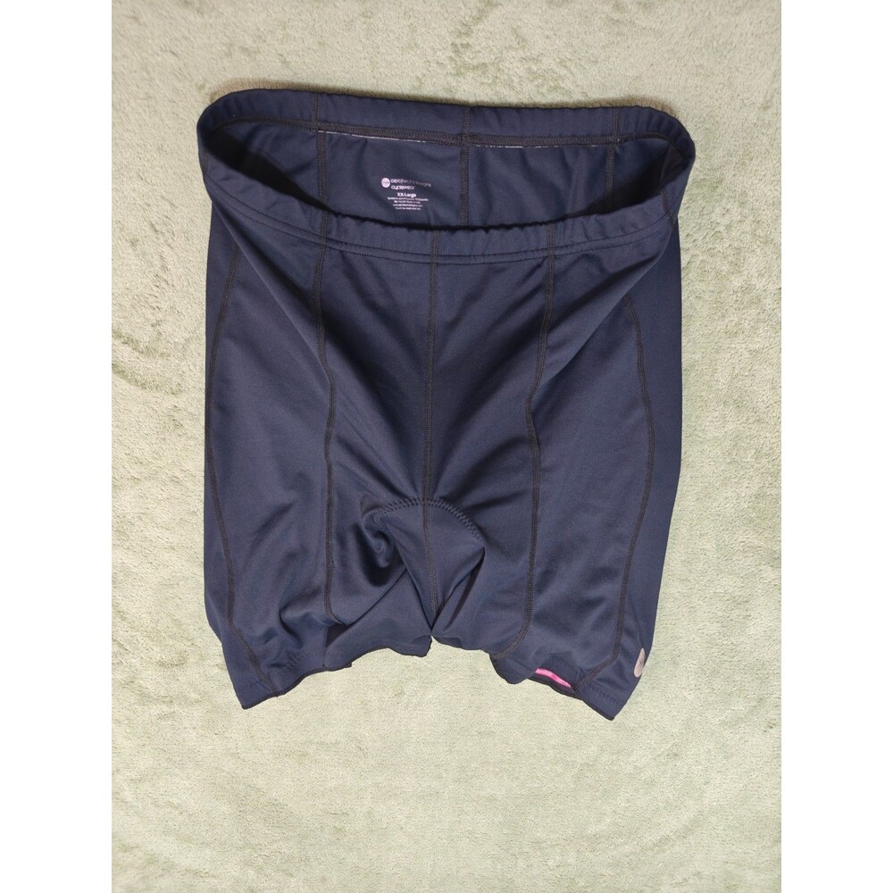 Aero Tech Designs Womens XXL Padded Bike Shorts Navy Blue USA Cycling Spandex